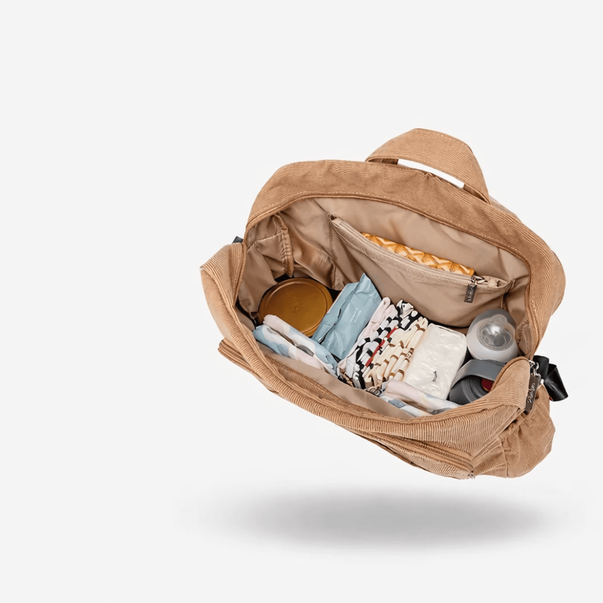 Sac à langer en velours côtelé