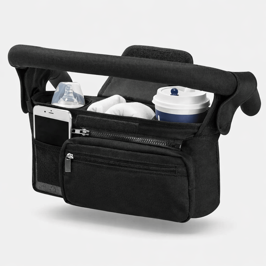 Sac à langer pour poussette Noir