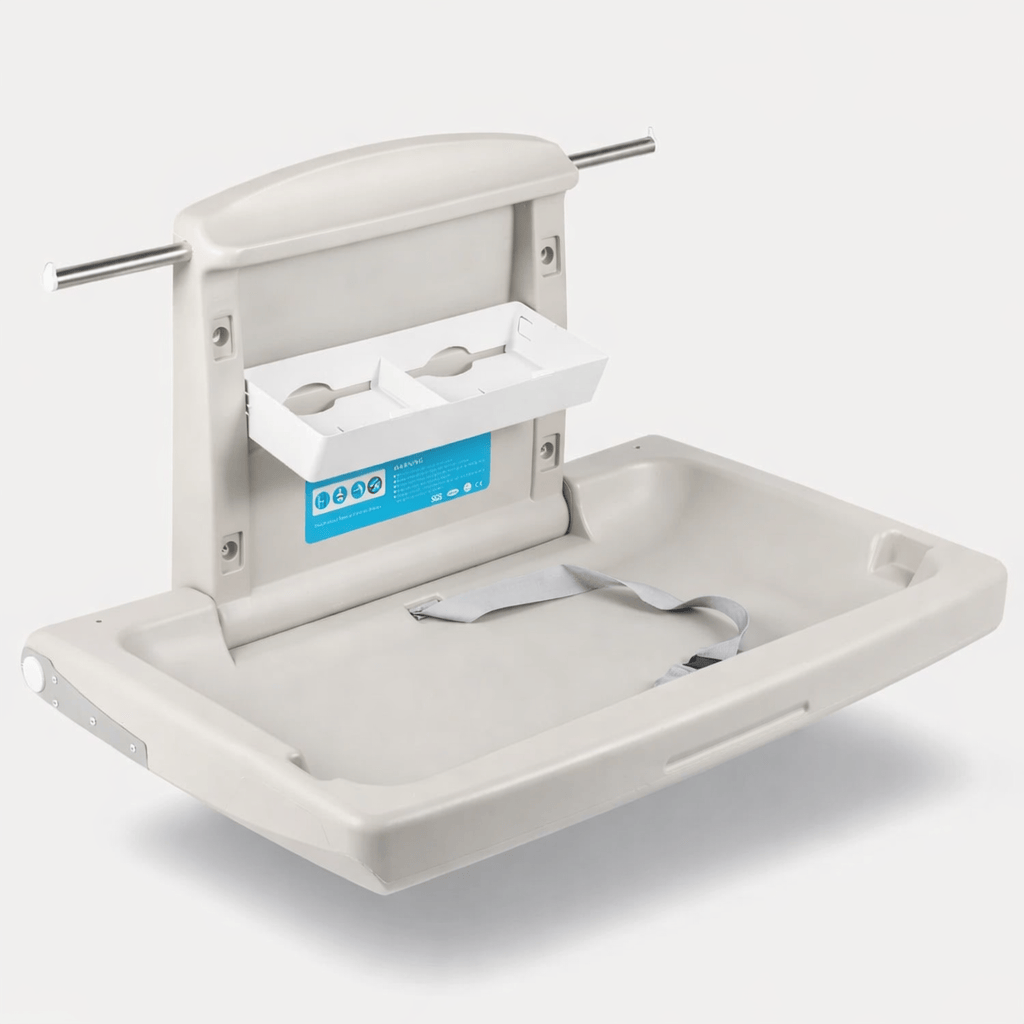 Table à langer murale Gris