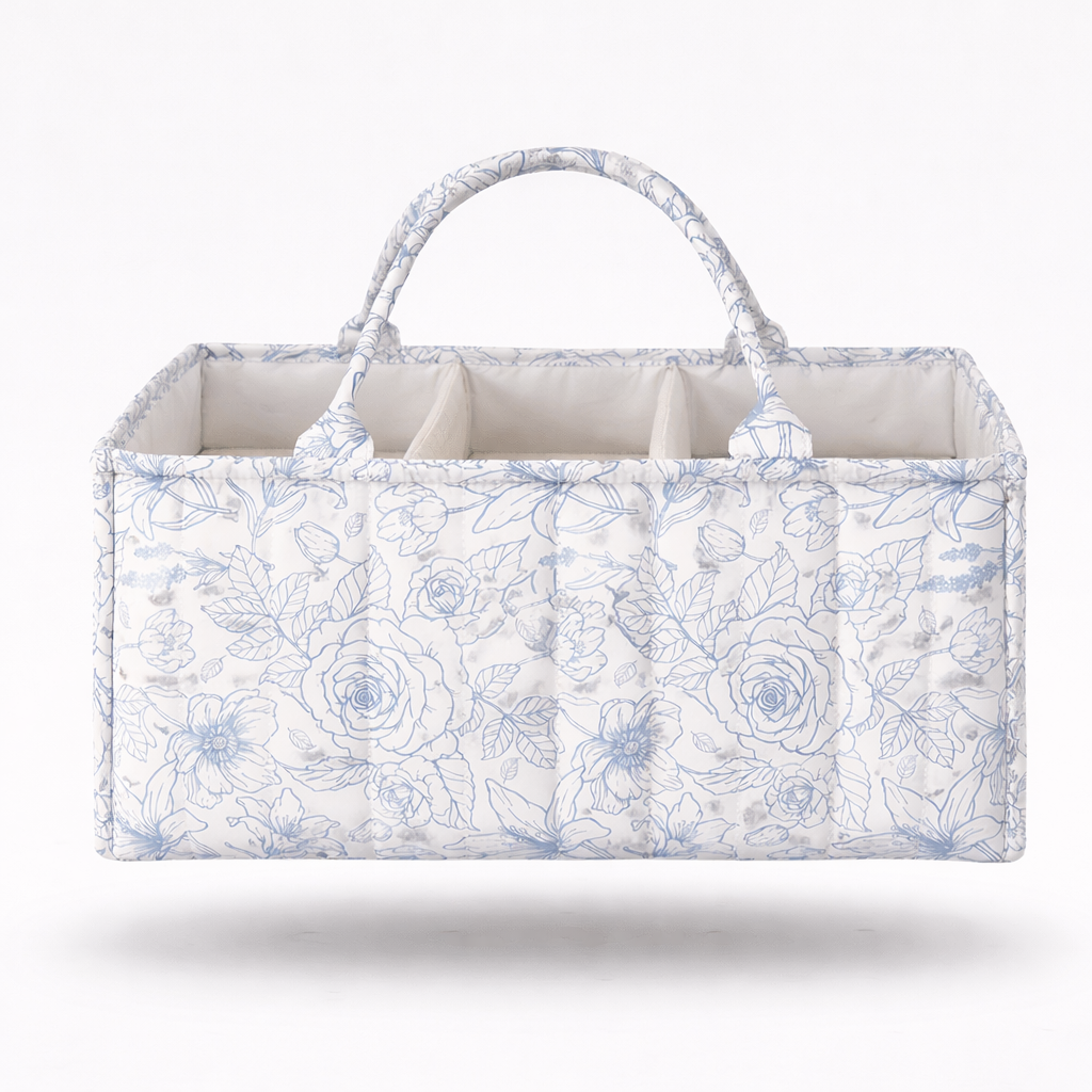 Panier à langer fleuri