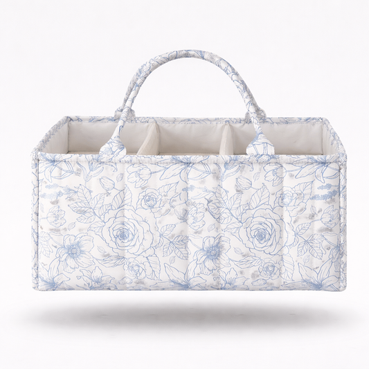 Panier à langer fleuri