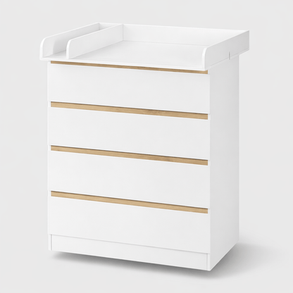 Commode à langer en bois Blanc