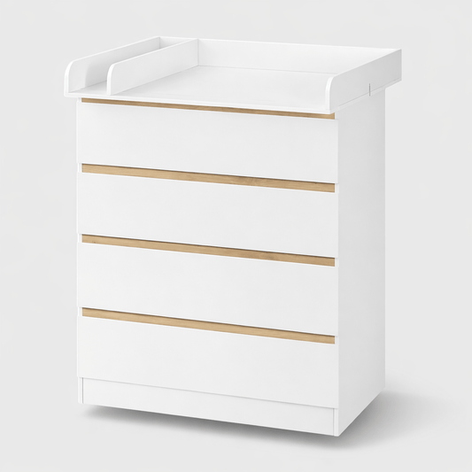 Commode à langer en bois Blanc