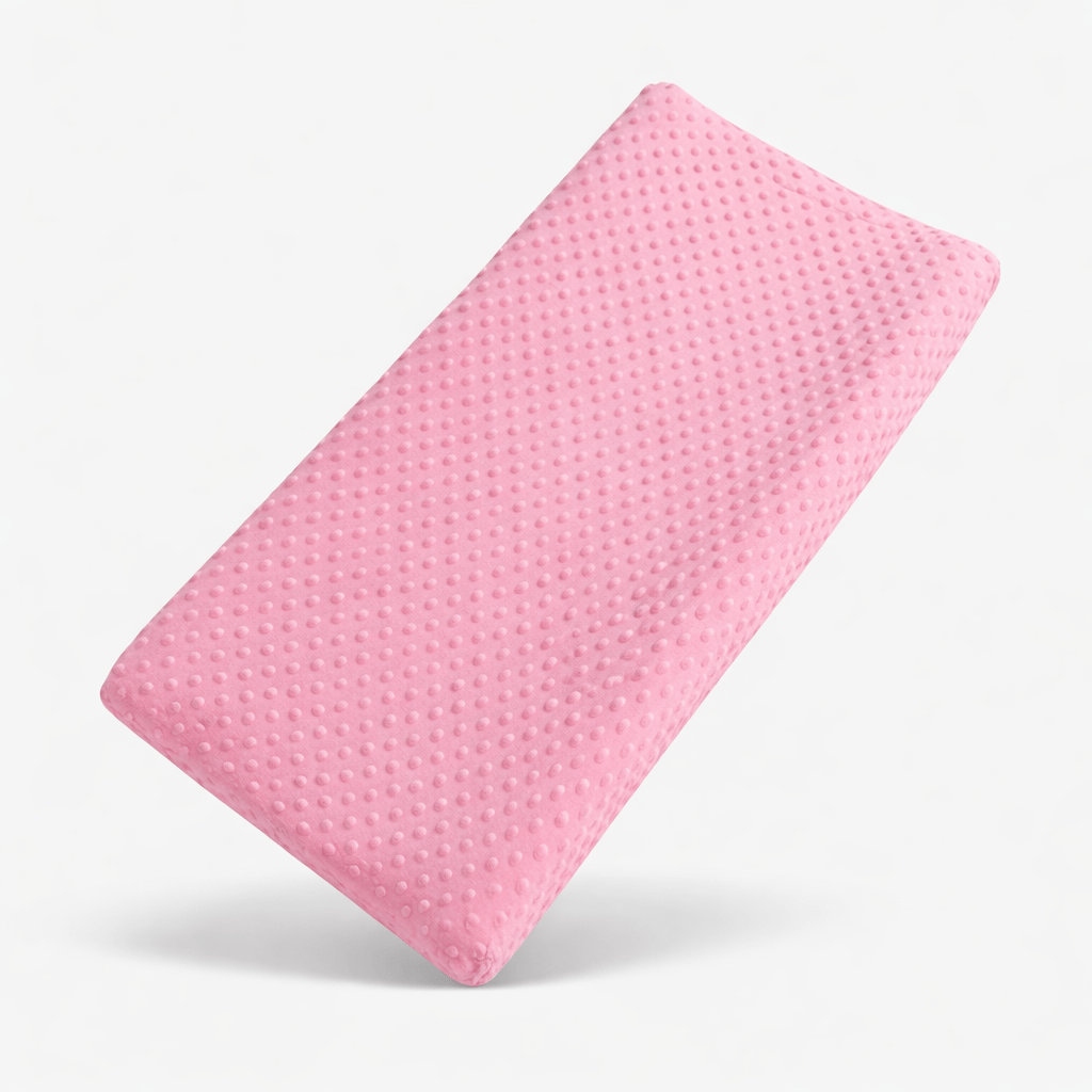 Housse matelas à langer douce et confortable Rose