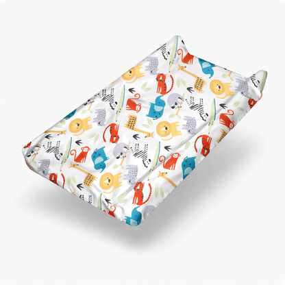 Housse matelas à langer réutilisable Animaux