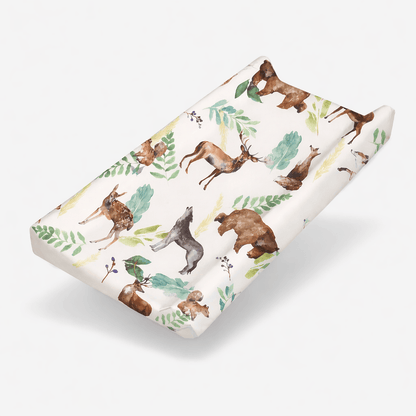 Housse matelas à langer réutilisable Forêt