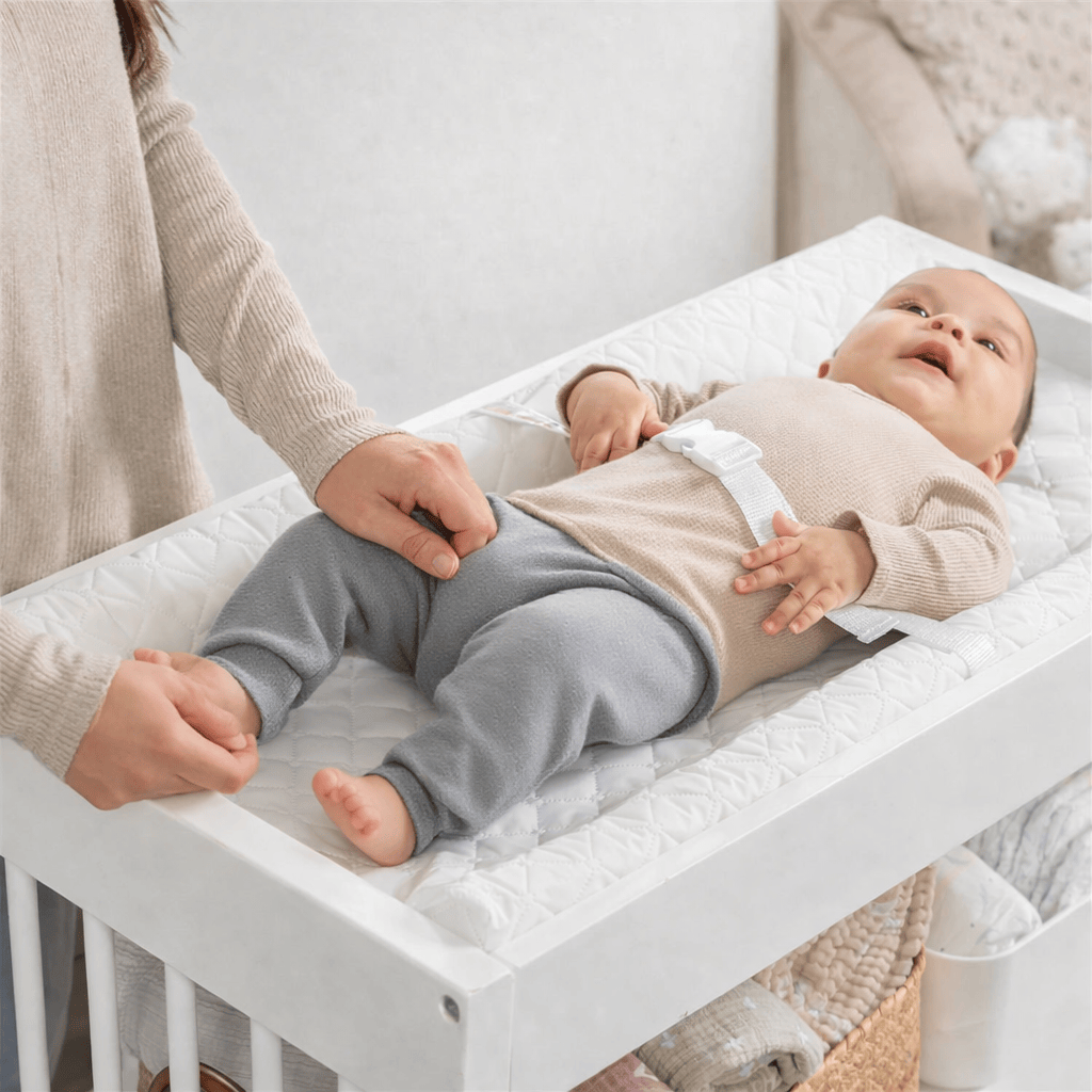 Matelas à langer antidérapant Blanc