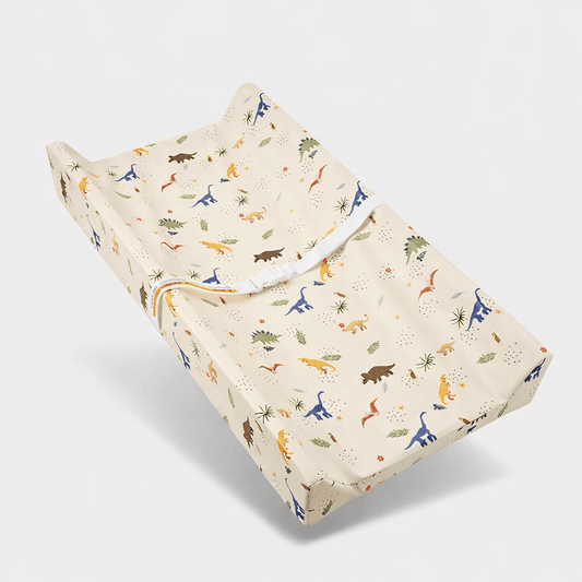 Matelas à langer portable Beige dinosaures