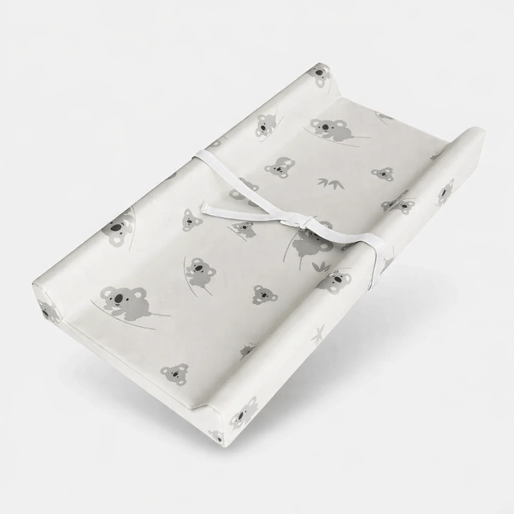 Matelas à langer style cuir Blanc koala