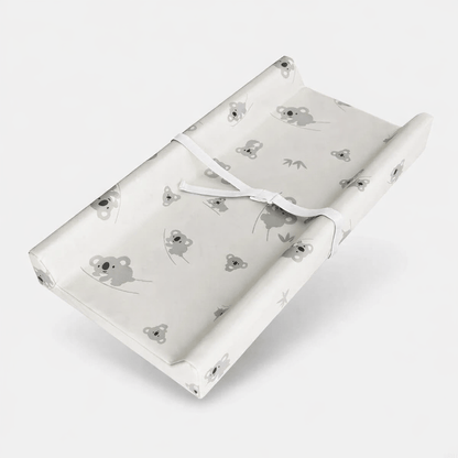 Matelas à langer style cuir Blanc koala