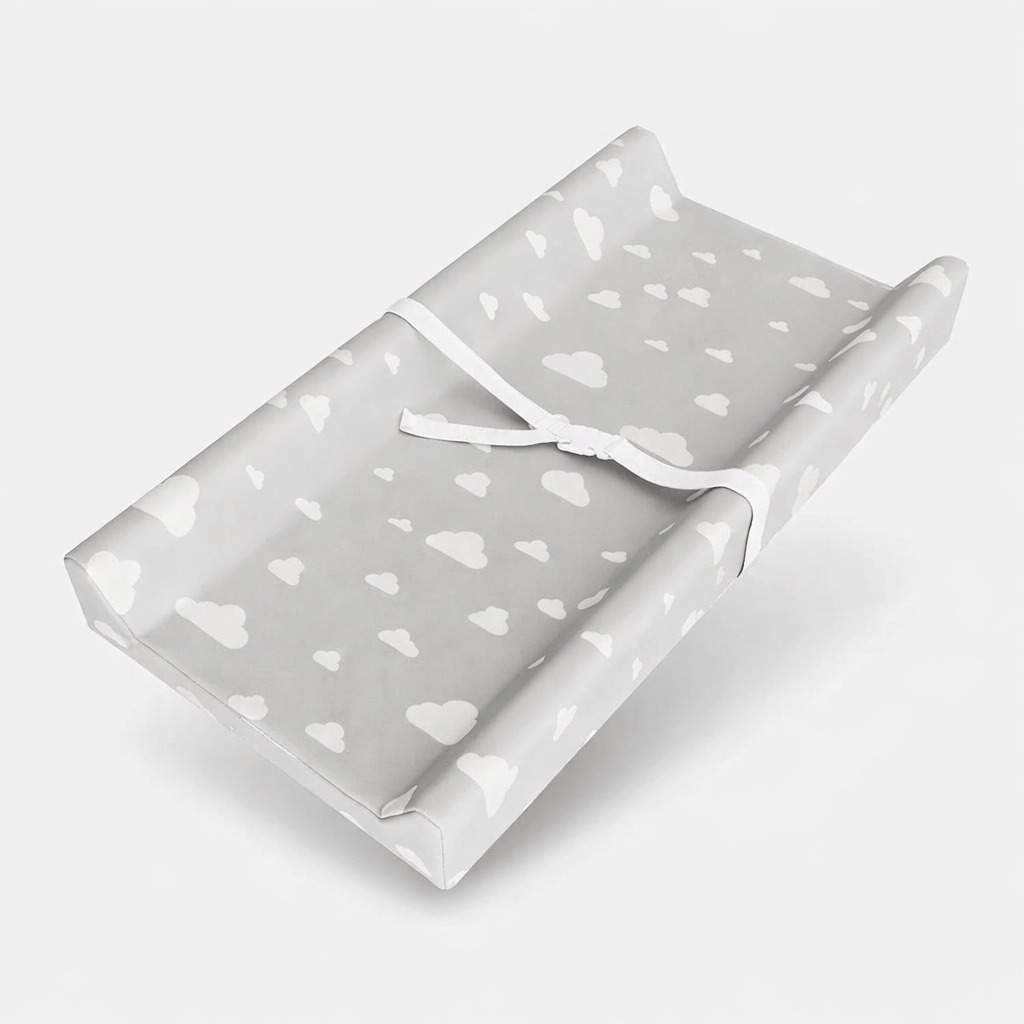 Matelas à langer style cuir Gris nuage