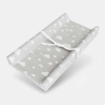 Matelas à langer style cuir Gris nuage