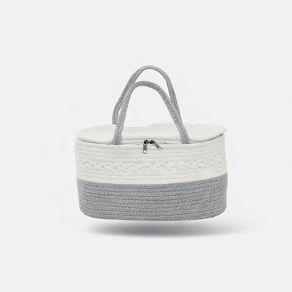 Panier à langer avec fermeture Gris