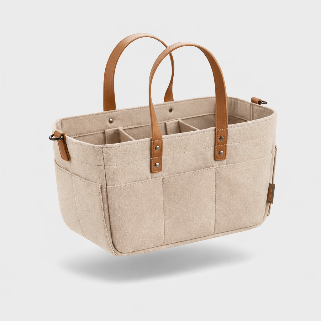 Panier à langer avec poignées Beige
