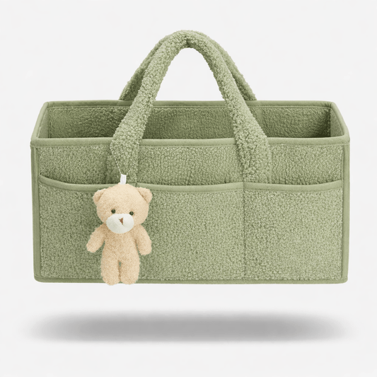 Panier à langer effet douceur Vert