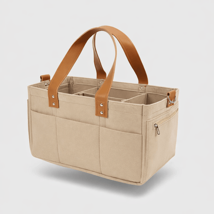 Panier à langer grande capacité Beige