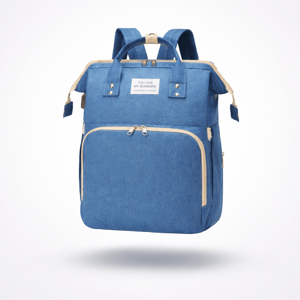 Sac à dos à langer avec lit Bleu