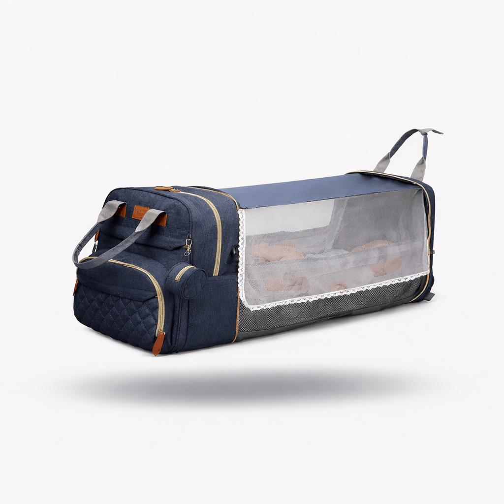 Sac à dos à langer avec lit et moustiquaire