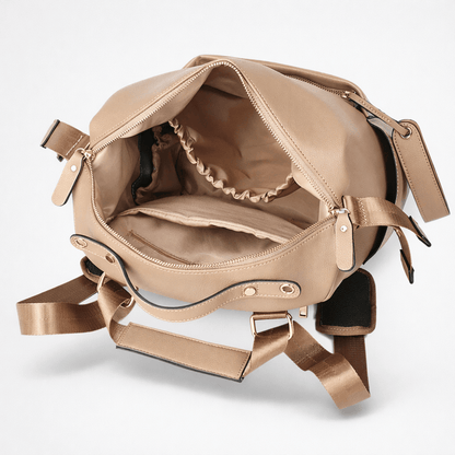 Sac à dos à langer cuir