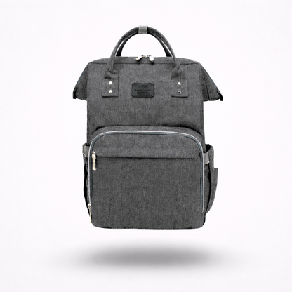 Sac à dos à langer voyage avec port usb Gris foncé