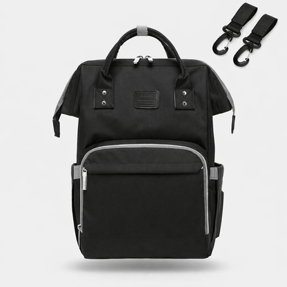 Sac à dos à langer voyage Noir