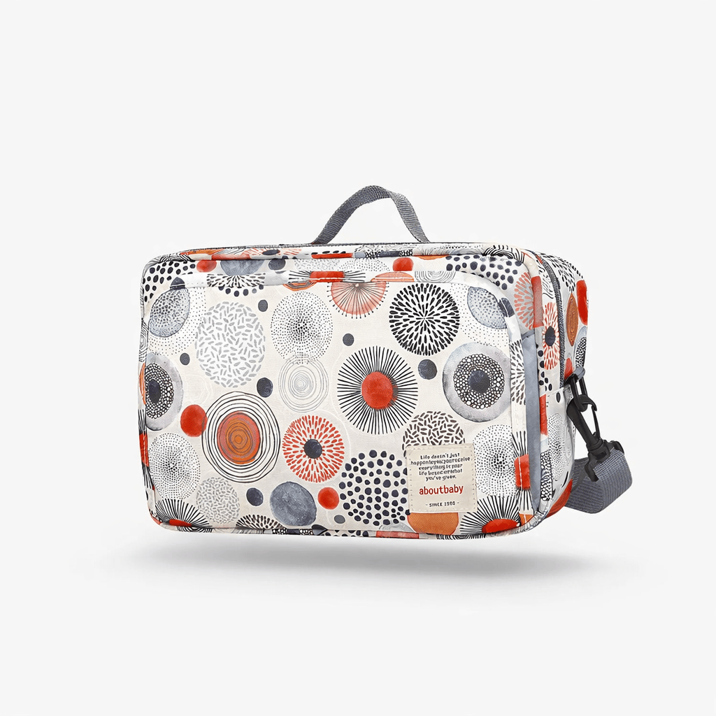 Sac à langer accroche poussette circulaire