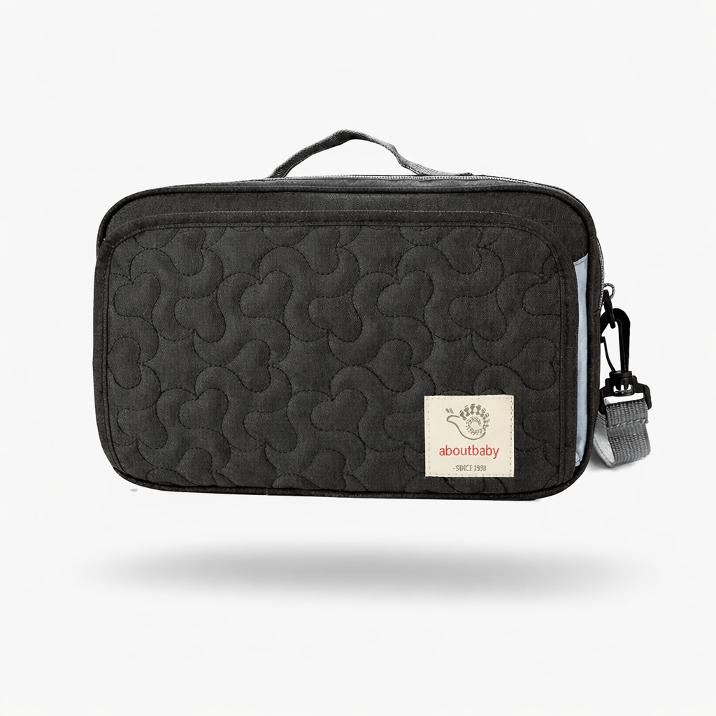 Sac à langer accroche poussette Noir