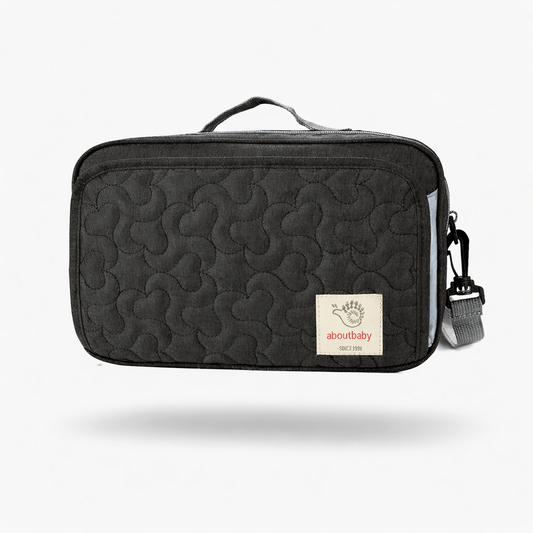 Sac à langer accroche poussette Noir