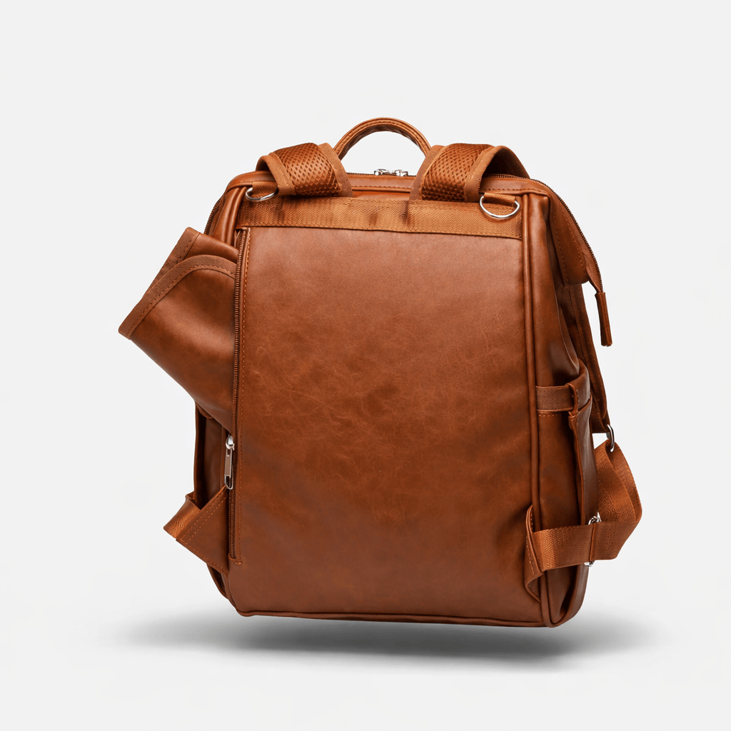 Sac à langer avec tapis Marron
