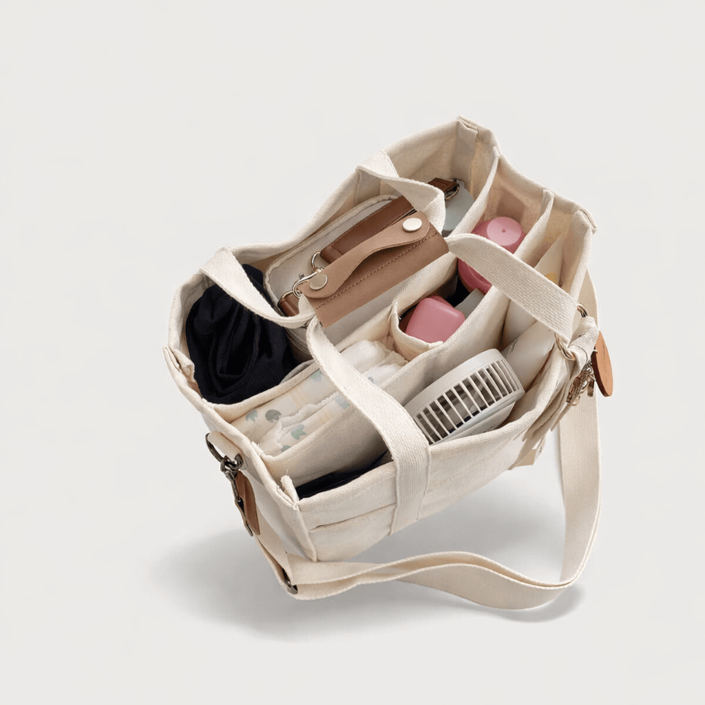 Sac à langer blanc cassé Blanc Cassé