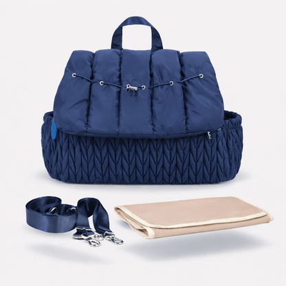 Sac à langer bleu marine Bleu Foncé