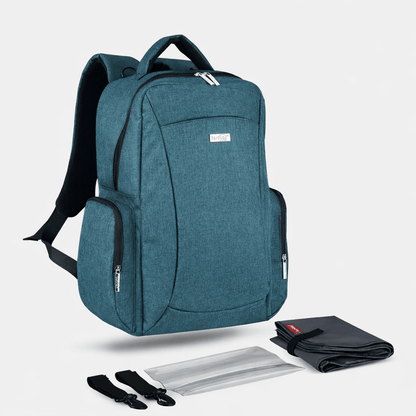 Sac à langer bleu vert Bleu-Vert