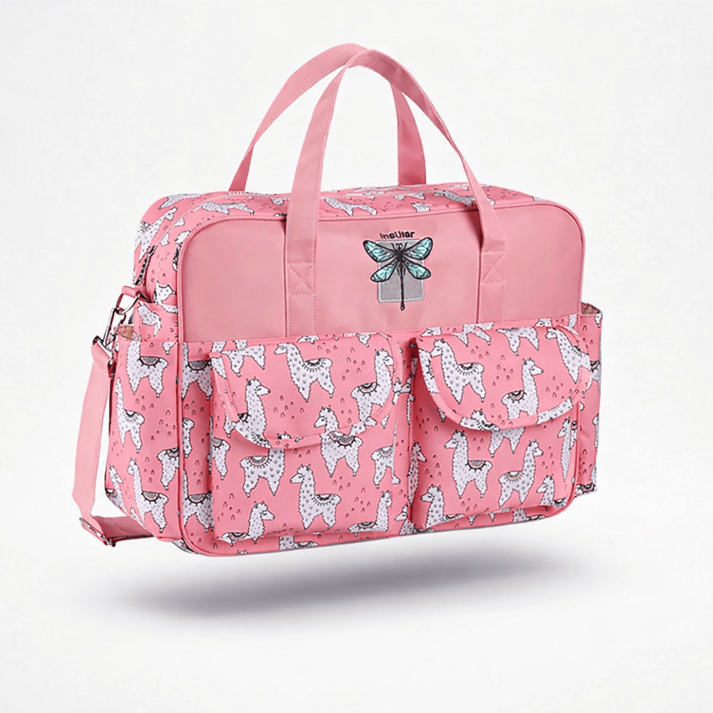 Sac à langer coloré Alpaga Rose