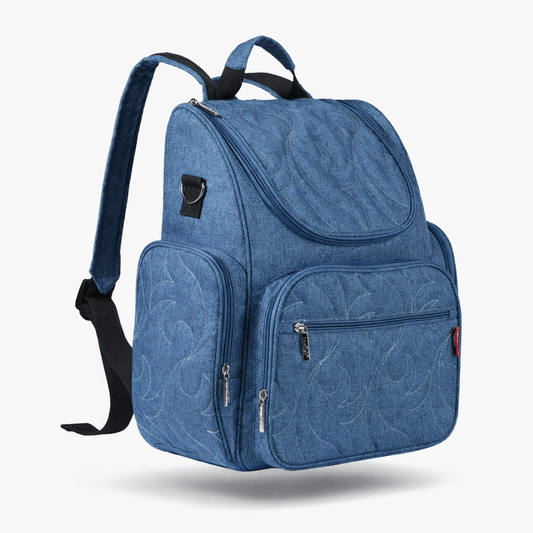 Sac à langer compact Bleu