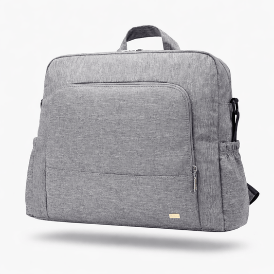 Sac à langer en tissu Gris clair