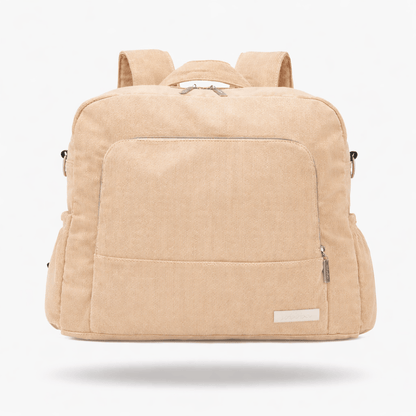 Sac à langer en velours côtelé Beige