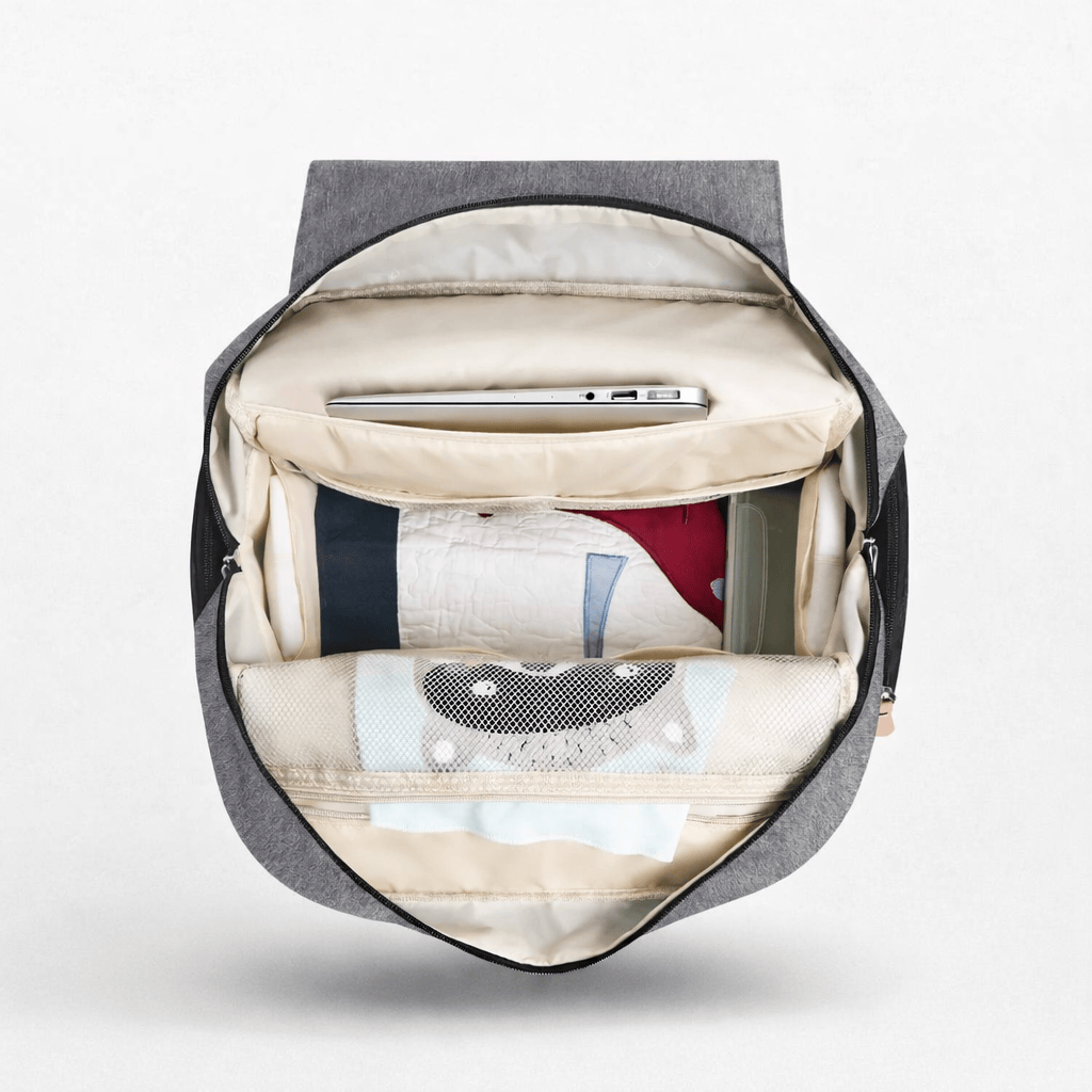 Sac à langer gris foncé Gris foncé