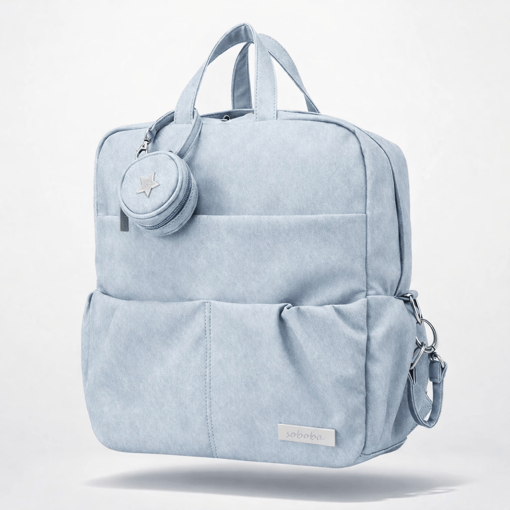 Sac à langer imperméable Bleu