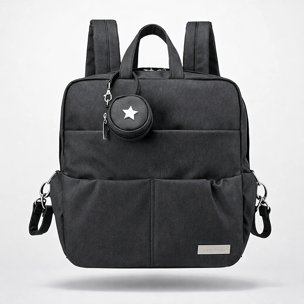 Sac à langer imperméable Noir