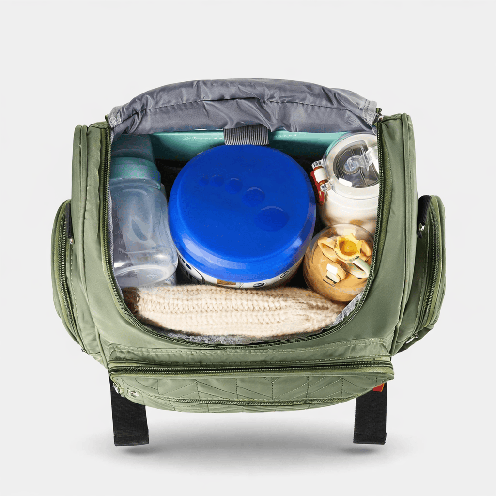 Sac à langer kaki kaki