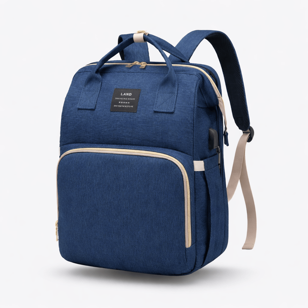 Sac à langer lit Bleu