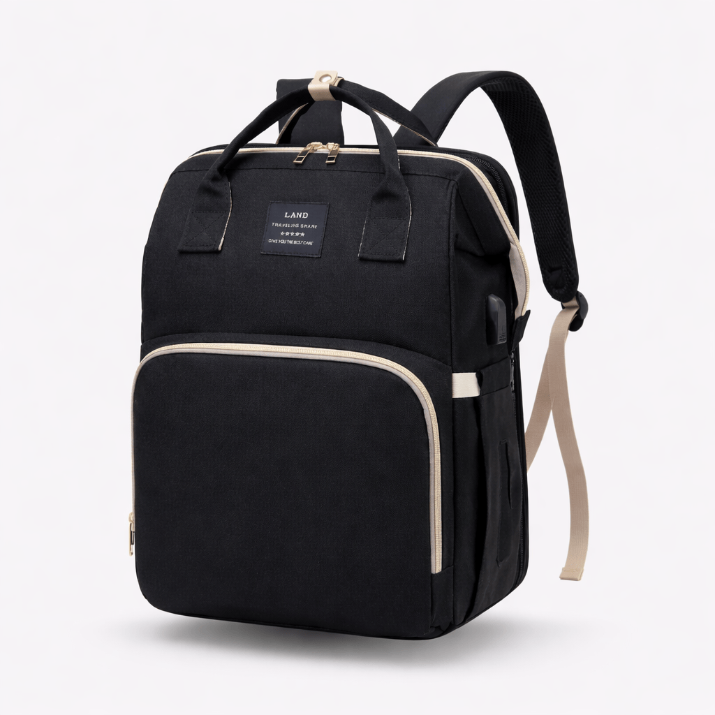 Sac à langer lit Noir