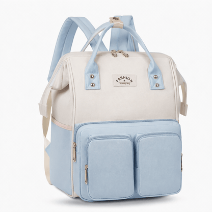 Sac à langer mixte Bleu-Gris
