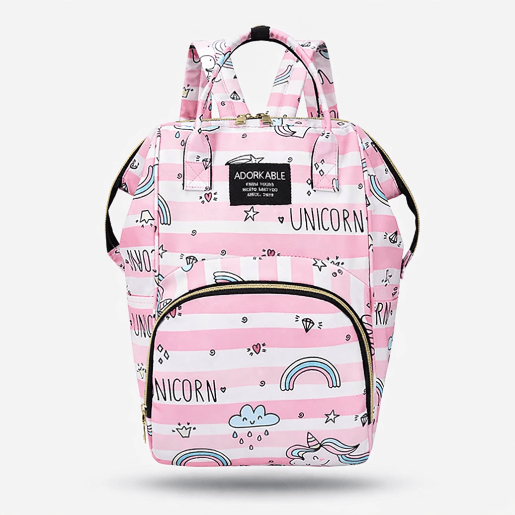 Sac à langer original Rose / licorne