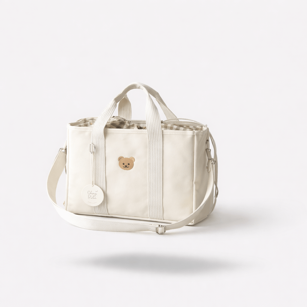 Sac à langer ourson Beige