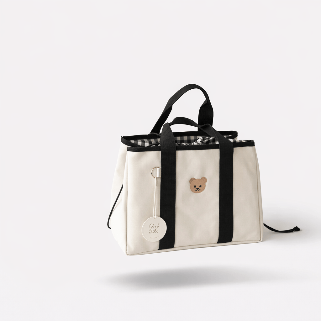 Sac à langer ourson Noir