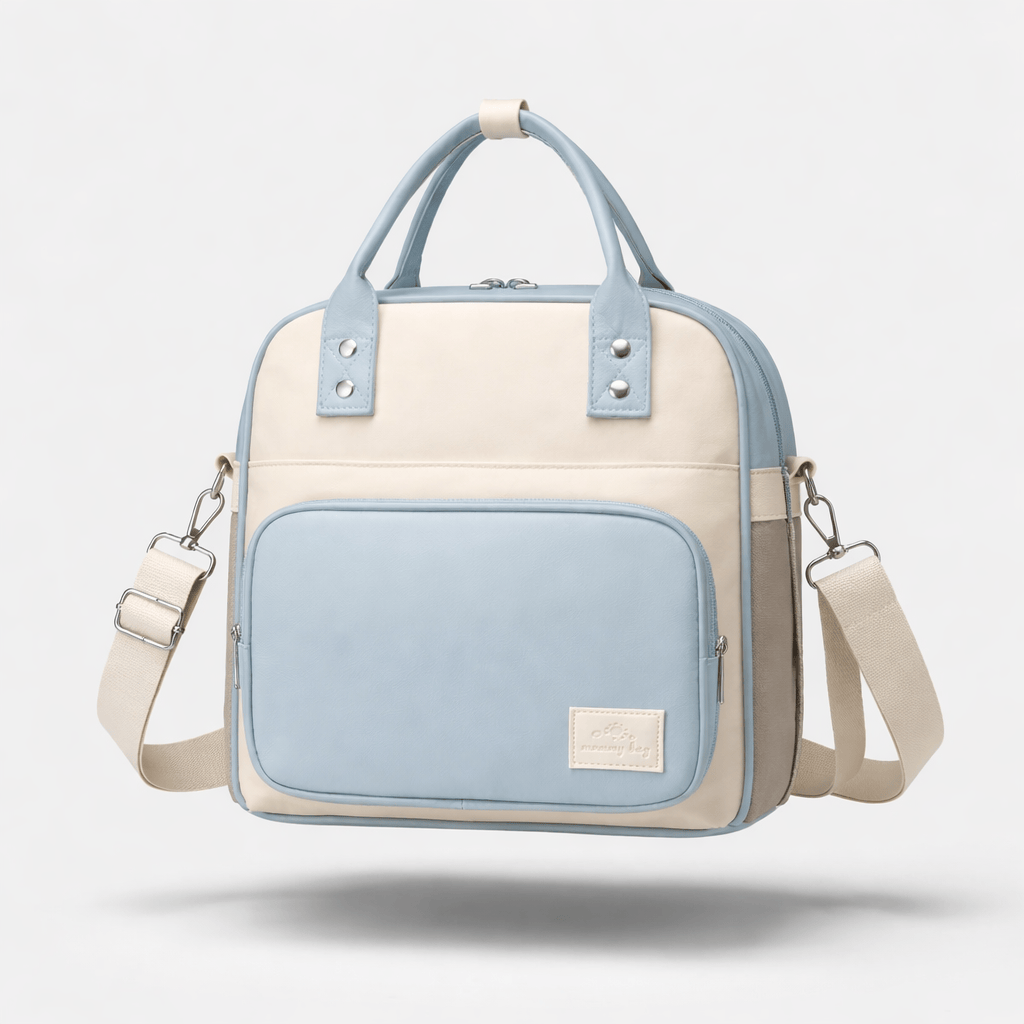 Sac à langer petit format Bleu