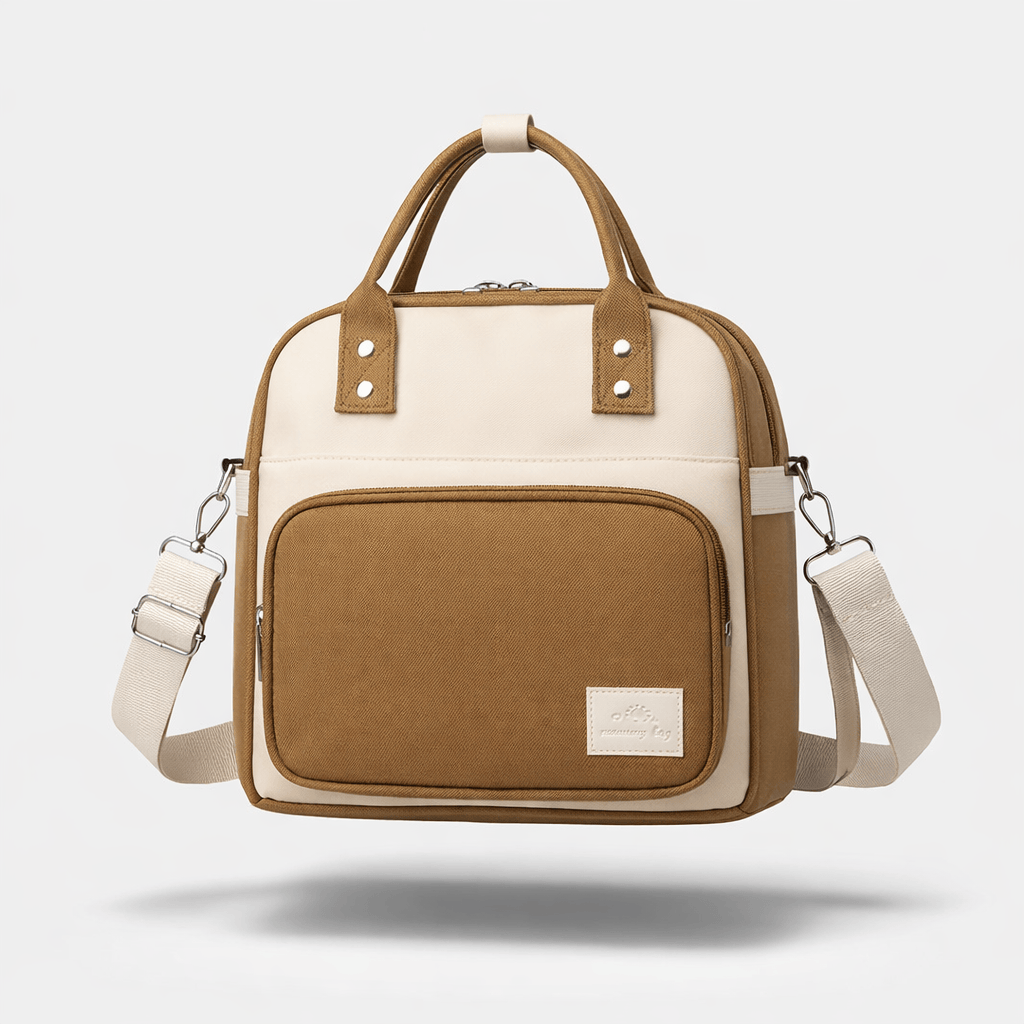 Sac à langer petit format Marron