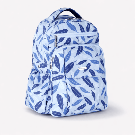 Sac à langer plume Bleu