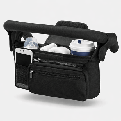 Sac à langer pour poussette Noir